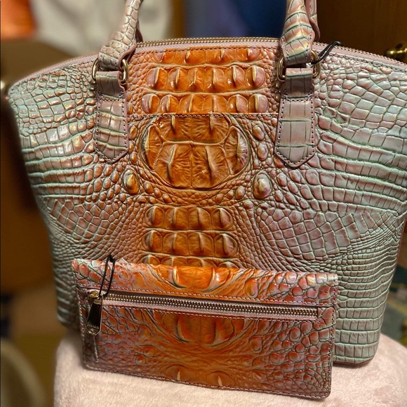 Brahmin Flirty Duxbury and matching wallet
